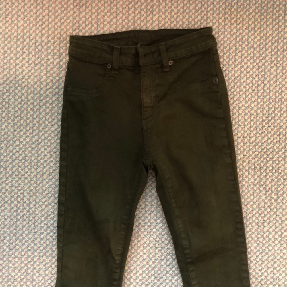Dark Green skinny jeans
